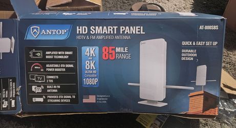 Antop  HD smart panel HDTV and fm Amplified antenna