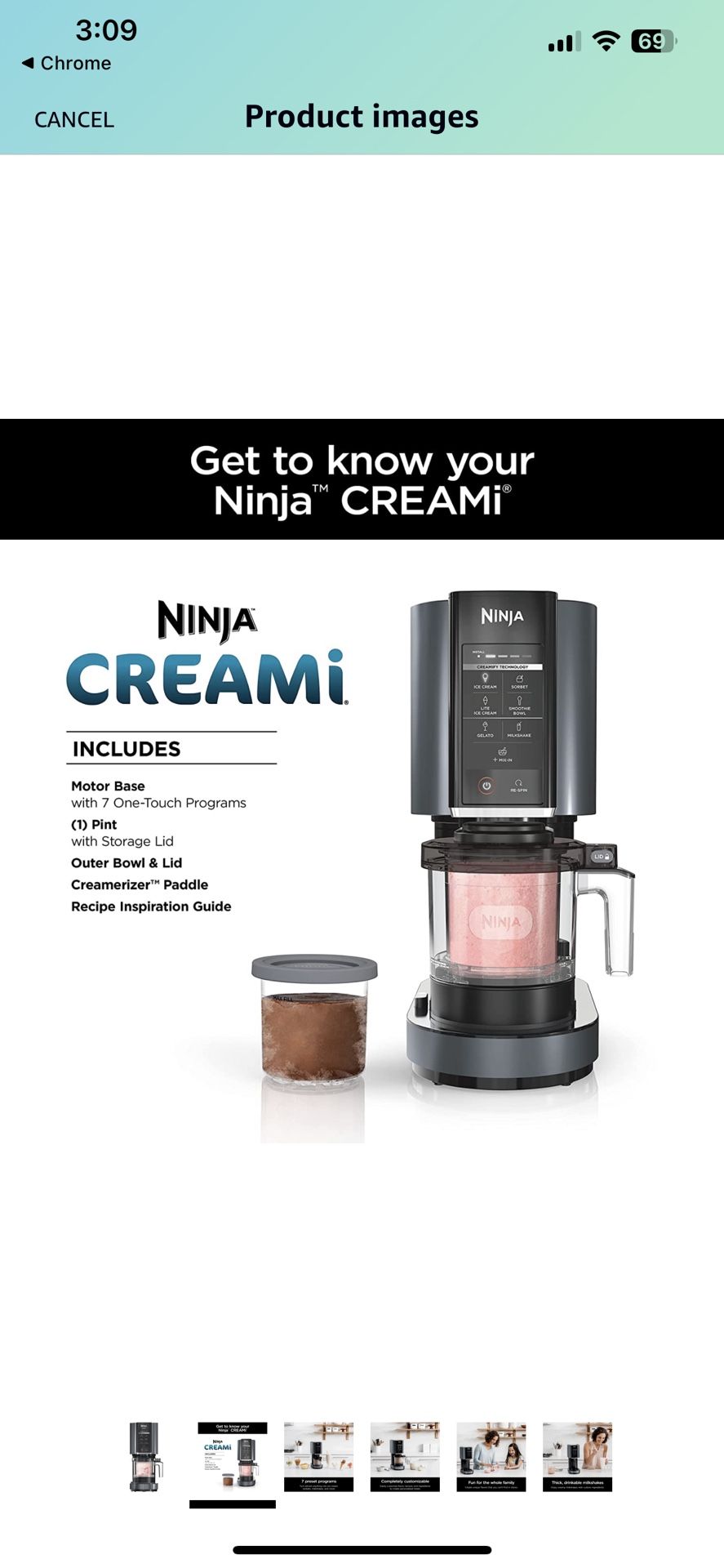 Ninja CREAMi Deluxe 11 in 1 Ice Cream Maker for Sale in Fullerton, CA -  OfferUp