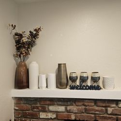 Vases, Plant Holders, Candle Holders Galore