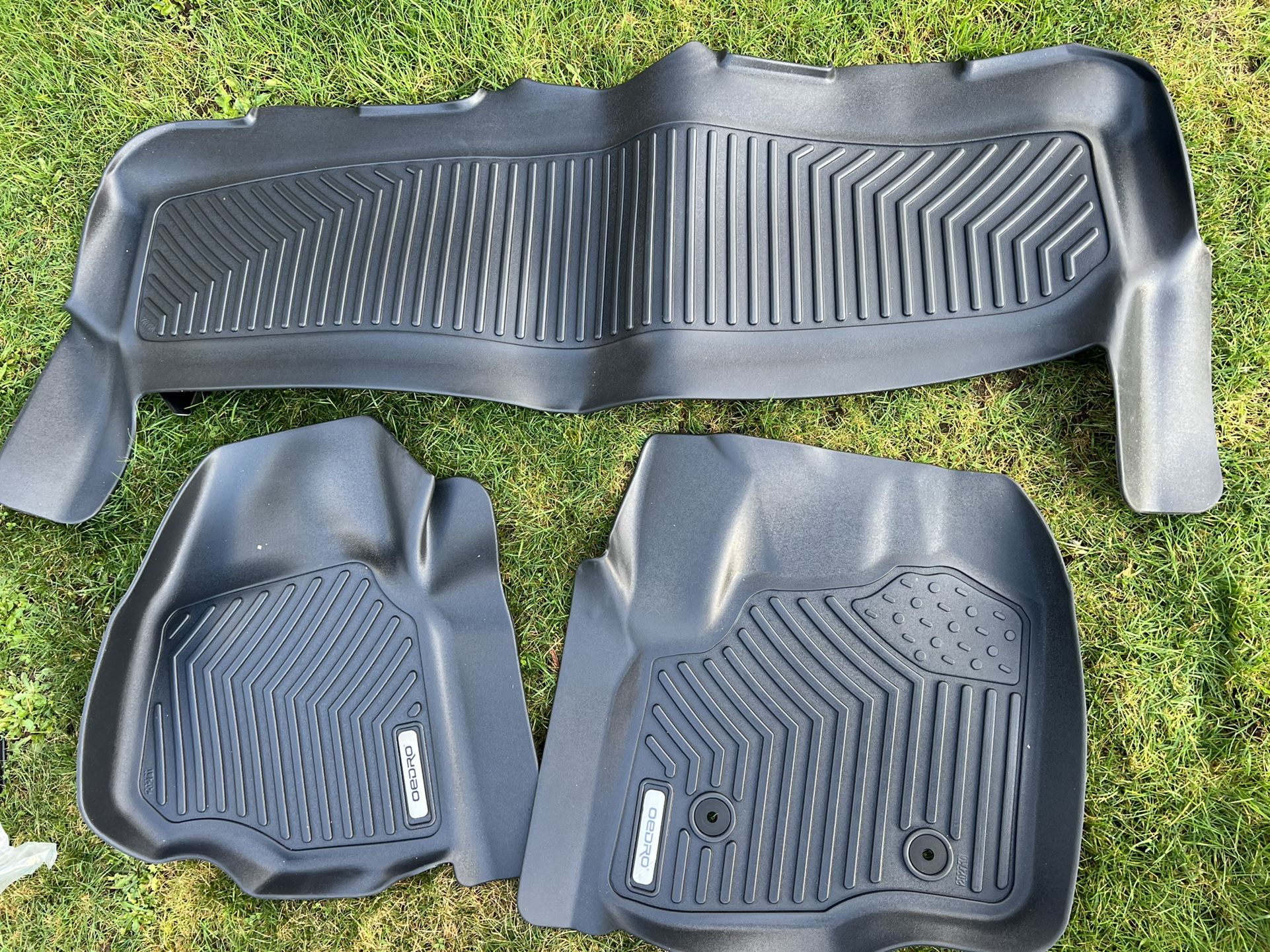Floor Mats for 2012-2016 Ford F250/F350/F450 SuperCrew/Crew Cab, Black ...