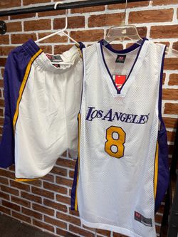 Los Angeles #8 Basketball Jersey and Shorts Set