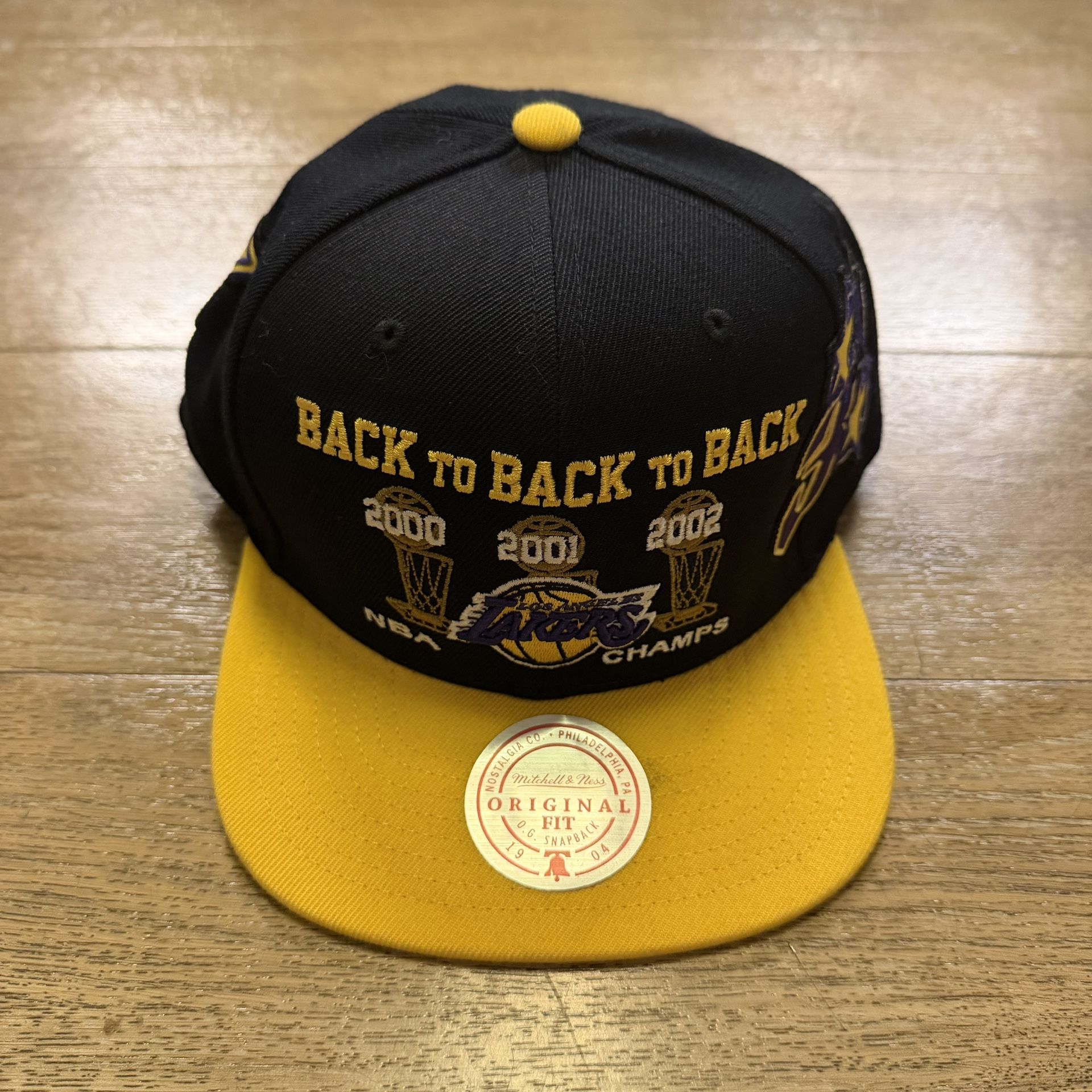 New Los Angeles Lakers 2000-2003 Champs Adjustable Snapback Hat Cap