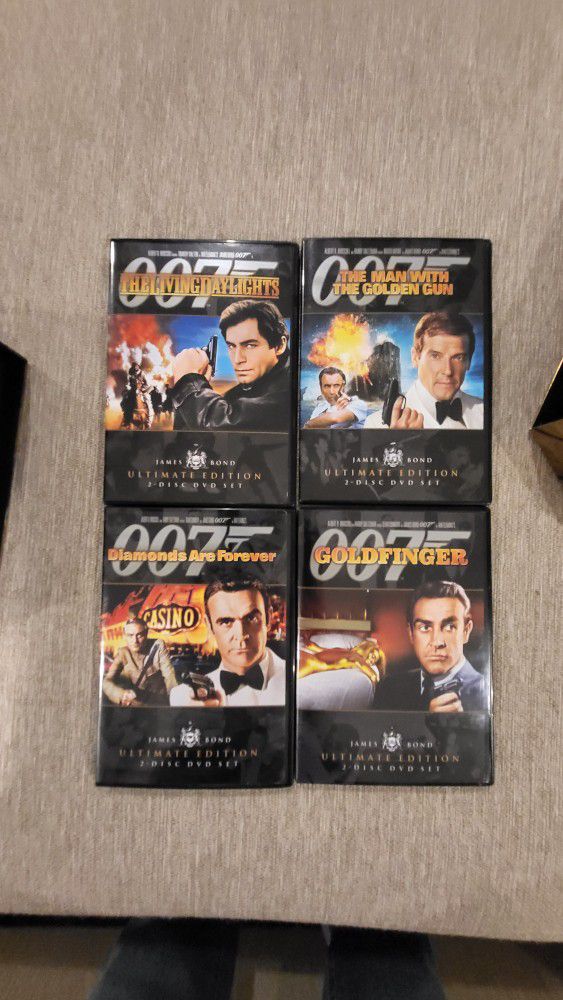 James Bond - 4 DVD FILMS - $3 for Set