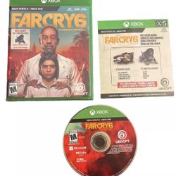 Far Cry 6 Xbox Series X S, Xbox One Standard Edition- Tested/Working - Great