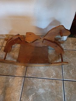 Wooden Rocking Horse