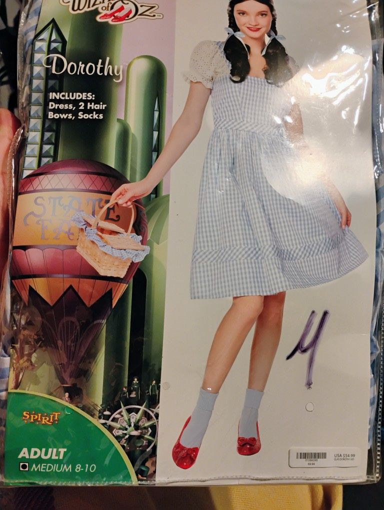 Costume Dorothy Size 8-10
