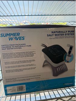 Summer Waves Naturally Pure Salt Water System