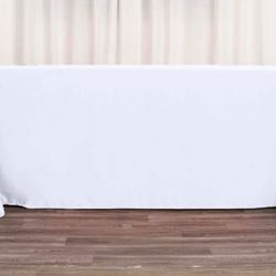 90"×120" White Formal Table Cloths