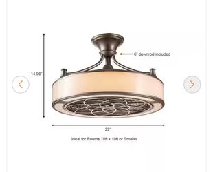 Ventilador de techo con luces led