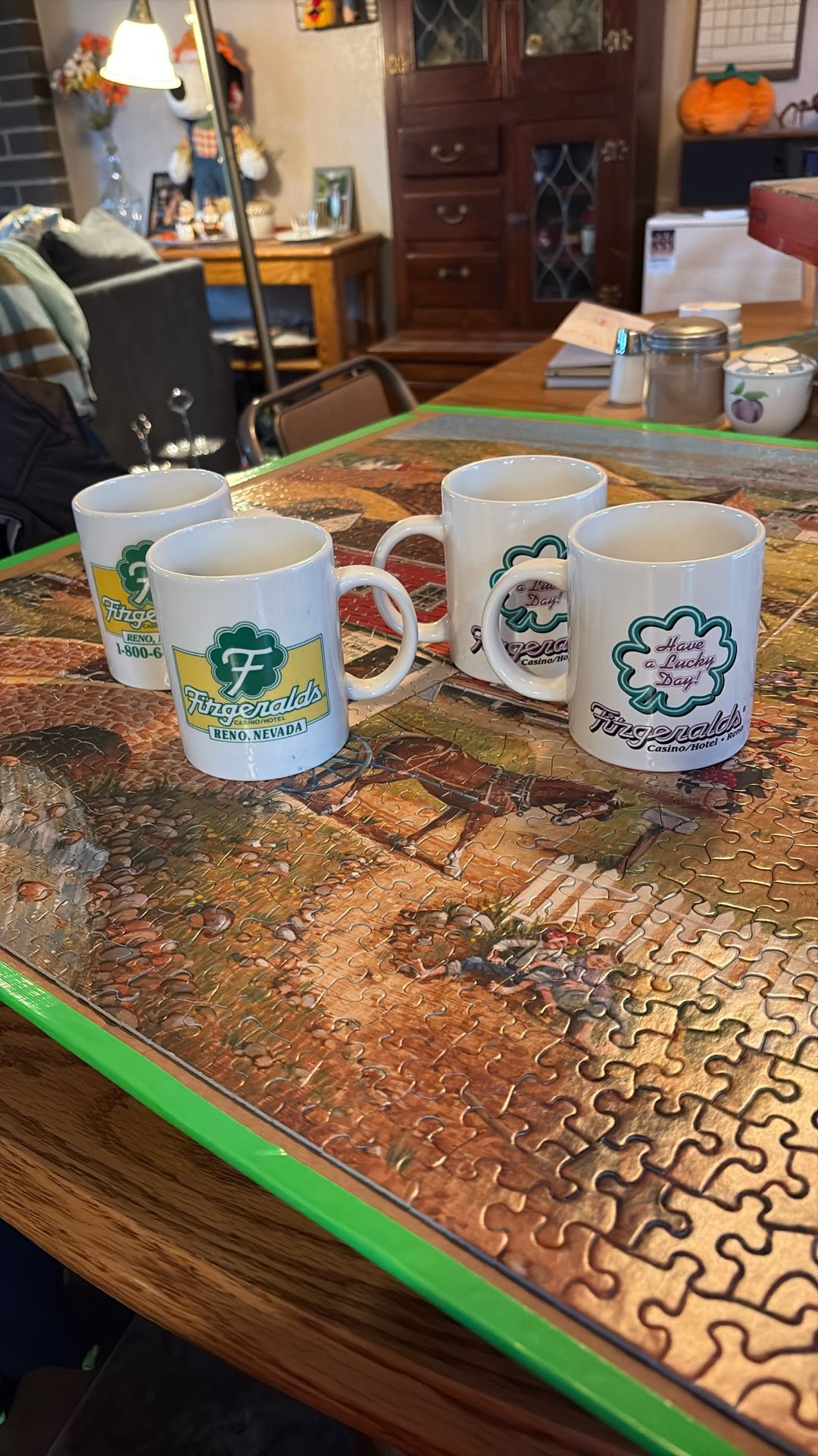 Antique Fitzgeralds Mugs.