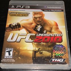PlayStation 3 Video Game 🎮 PS3 UFC Undisputed 2010 Fight Night MMA Boxing 🥊 Championship 