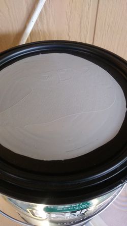 Semi gloss gray paint new