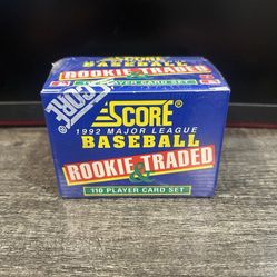 1992 Score Rookie Traded Set 