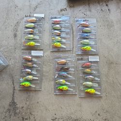 6 Five Pack Fishing Lures 