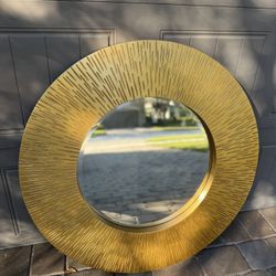 City Furniture Gold Mirror