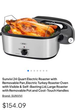 Roaster oven crockpot