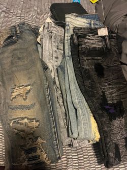 Boys Distressed Pants