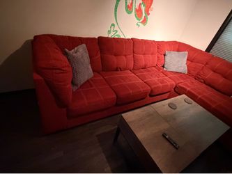 Large L shaped soft couch