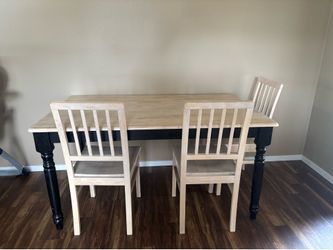 Table and chairs