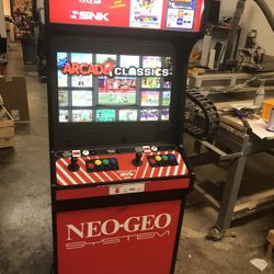 New Neo Geo themed Arcade, 24” LCD, LaunchBox 6000 games