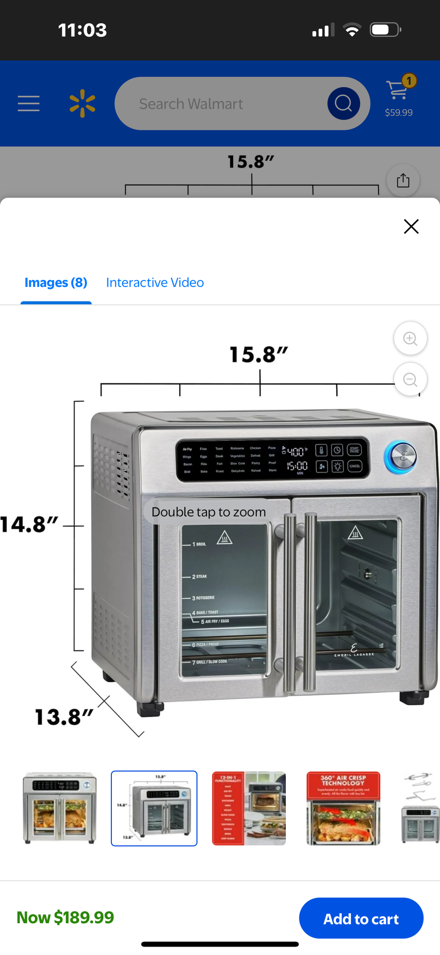 French Door Airfryer 360