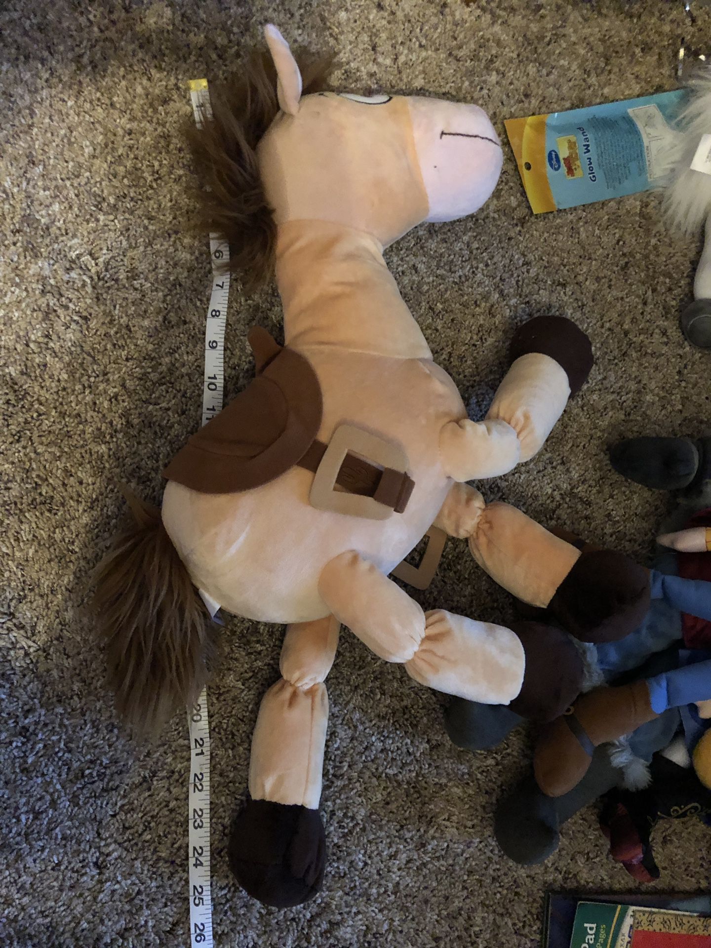 Jumbo Toy Story Bullseye plush horse doll (Disney) 25” long