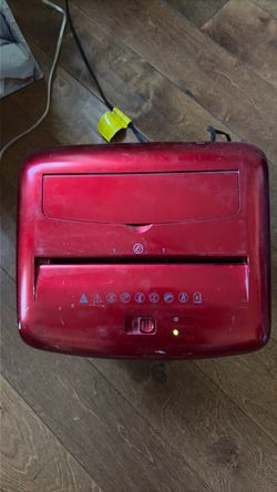 Red Paper Shredder