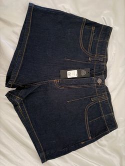 ( Fashion Nova) Dark Wash Denim Shorts