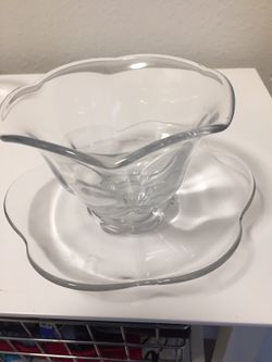 Vintage Duncan Miller Marmalade Dish w/Underplate. Excellent Condition.