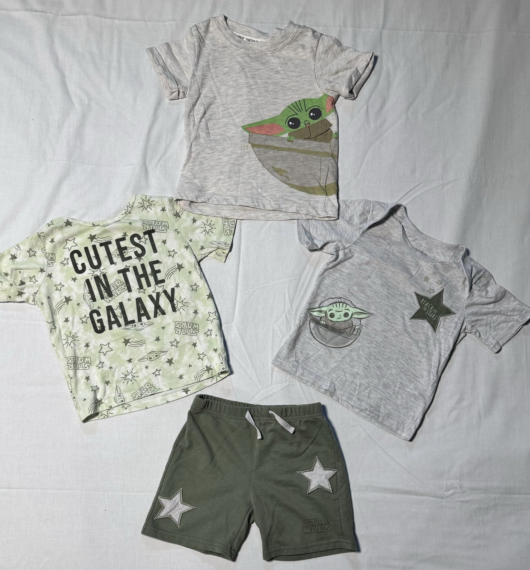 Star Wars Baby Yoda Outfits Boys, Size 3T 