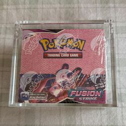 Fusion Strike Booster Box Sword and Shield Era Pokemon Cards