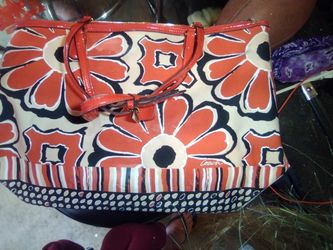 Coach Poppy Flower Totebag