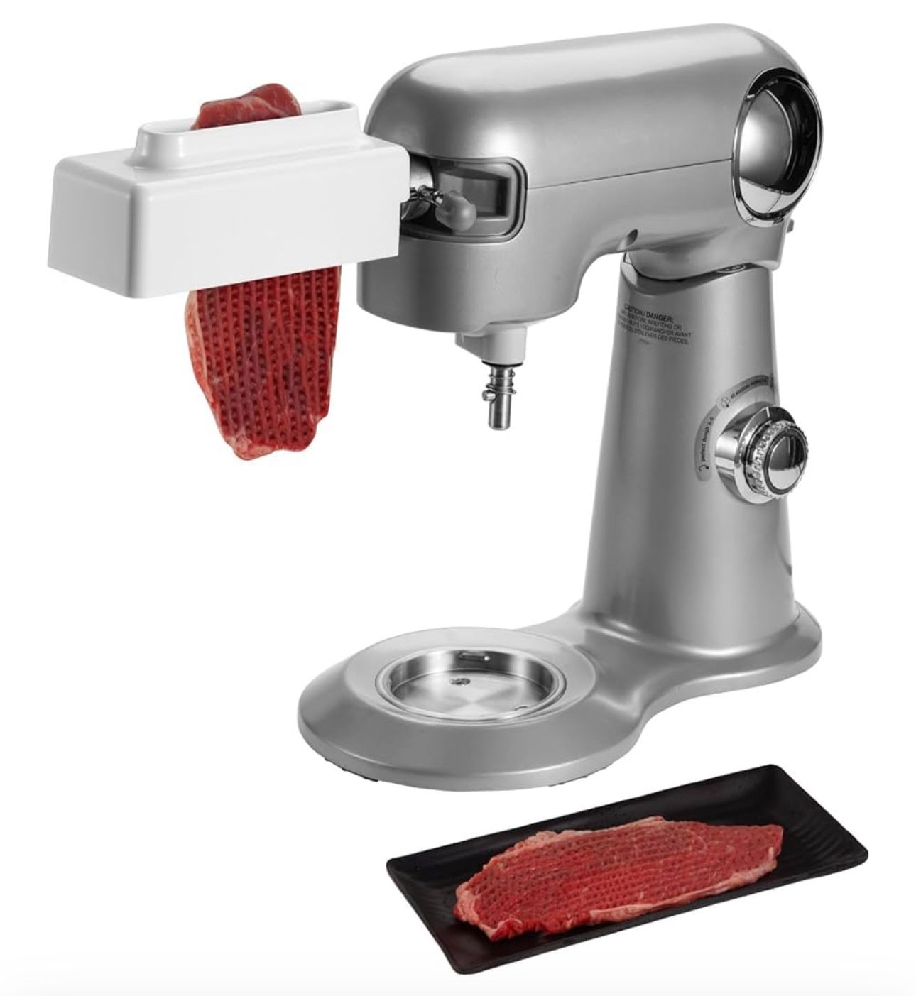 Meat Tenderizer Attachment For KitchenAid Or Cuisinart Stand Mixer