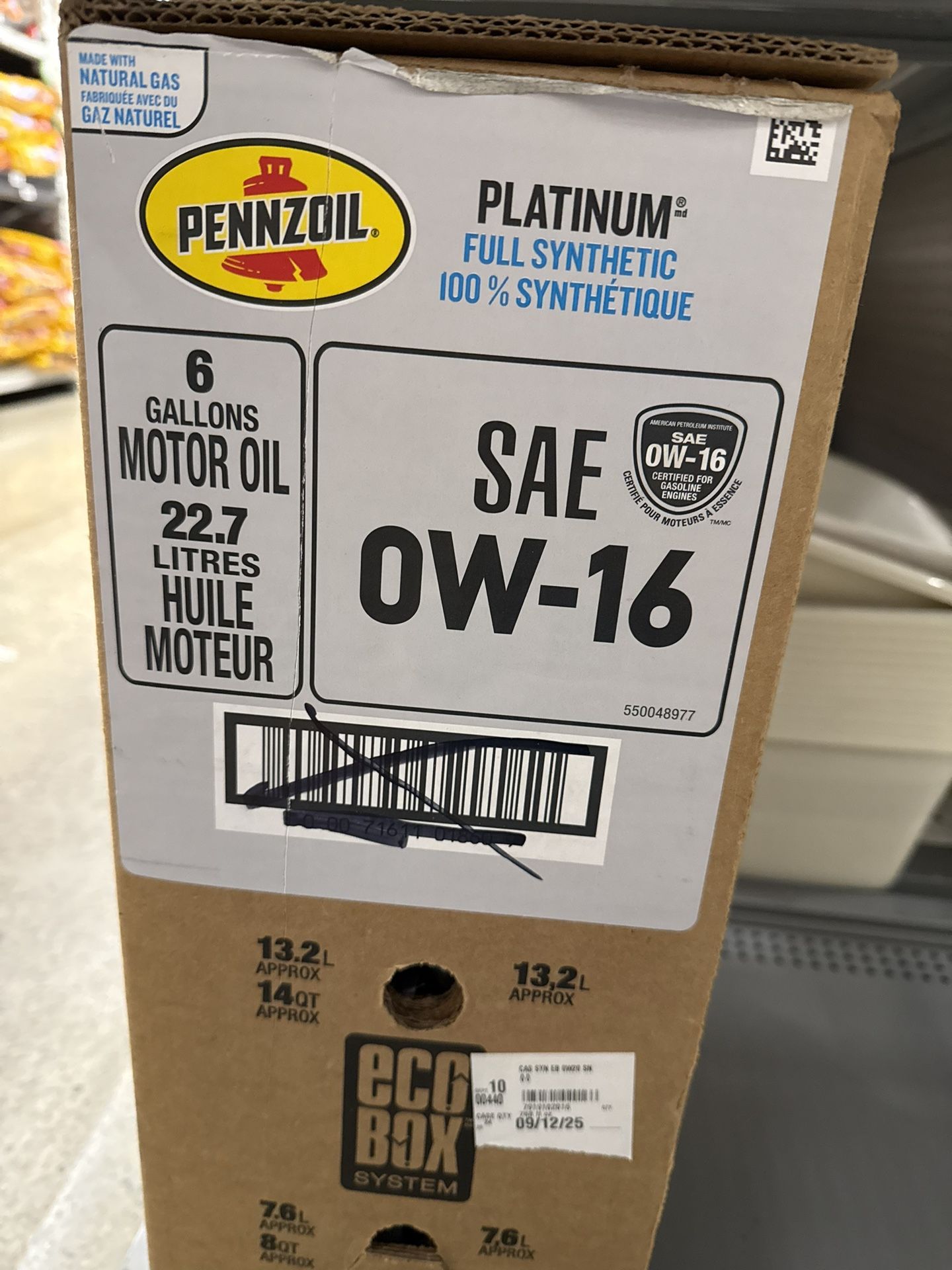 Pennzoil 0w16