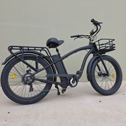 Driven HDRocket Fat Tire Beach Cruiser ebike electric bike 52v 1000 watt 34mph