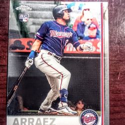 2019 Topps Chrome Luis Arraez RC