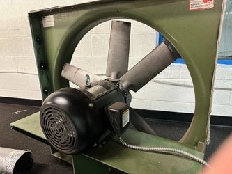 Canarm Panel Mount Exhaust Fan 30 in 12500 CFM Direct Drive 3 Phase