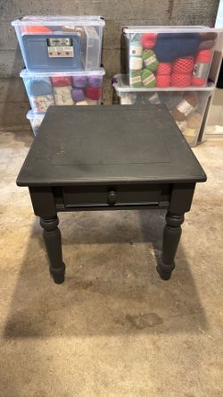 Heather Grey Side Table