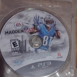 EA Sports Madden NFL 13 PS3 Game Disc