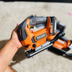 RIDGID 18V Cordless Jig Saw with Battery