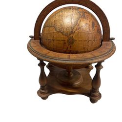 Vintage Italian Desk Globe Astrological Signs Old World