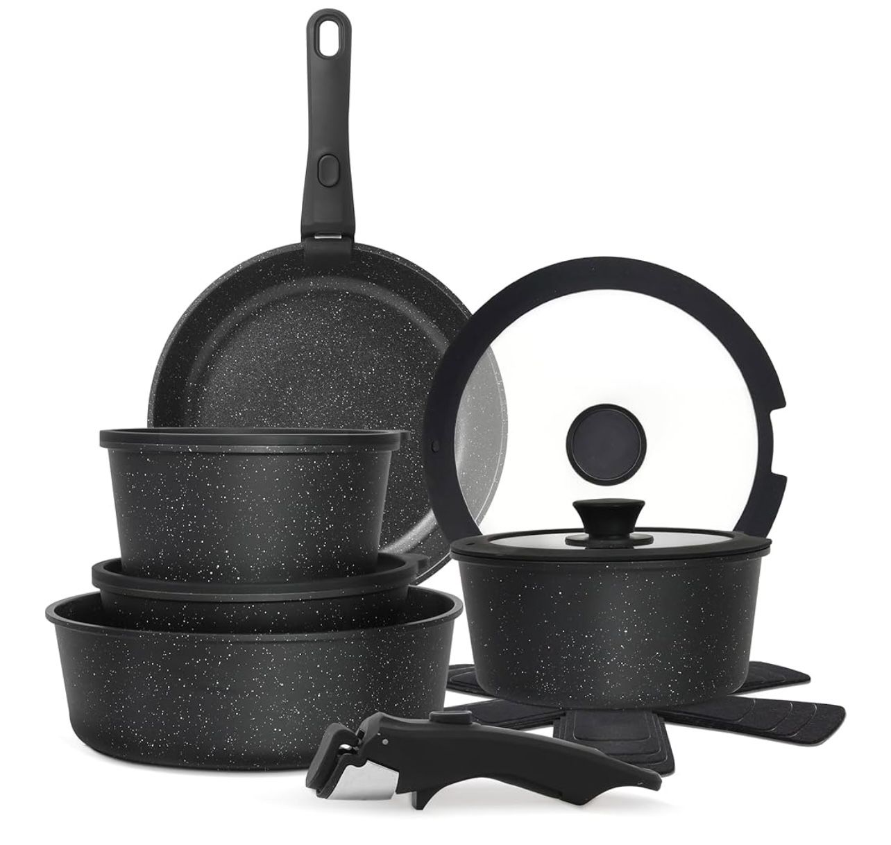 Pots And Pans With Removable Handle