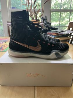 Kobe X Elite Size 12 Rose Gold