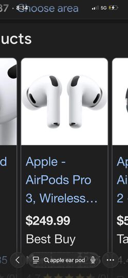 Apple Ear Pod Pro Gen 3