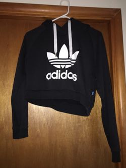 Adidas half crop sweater $5