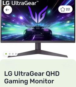 Lg gaming monitor 27in