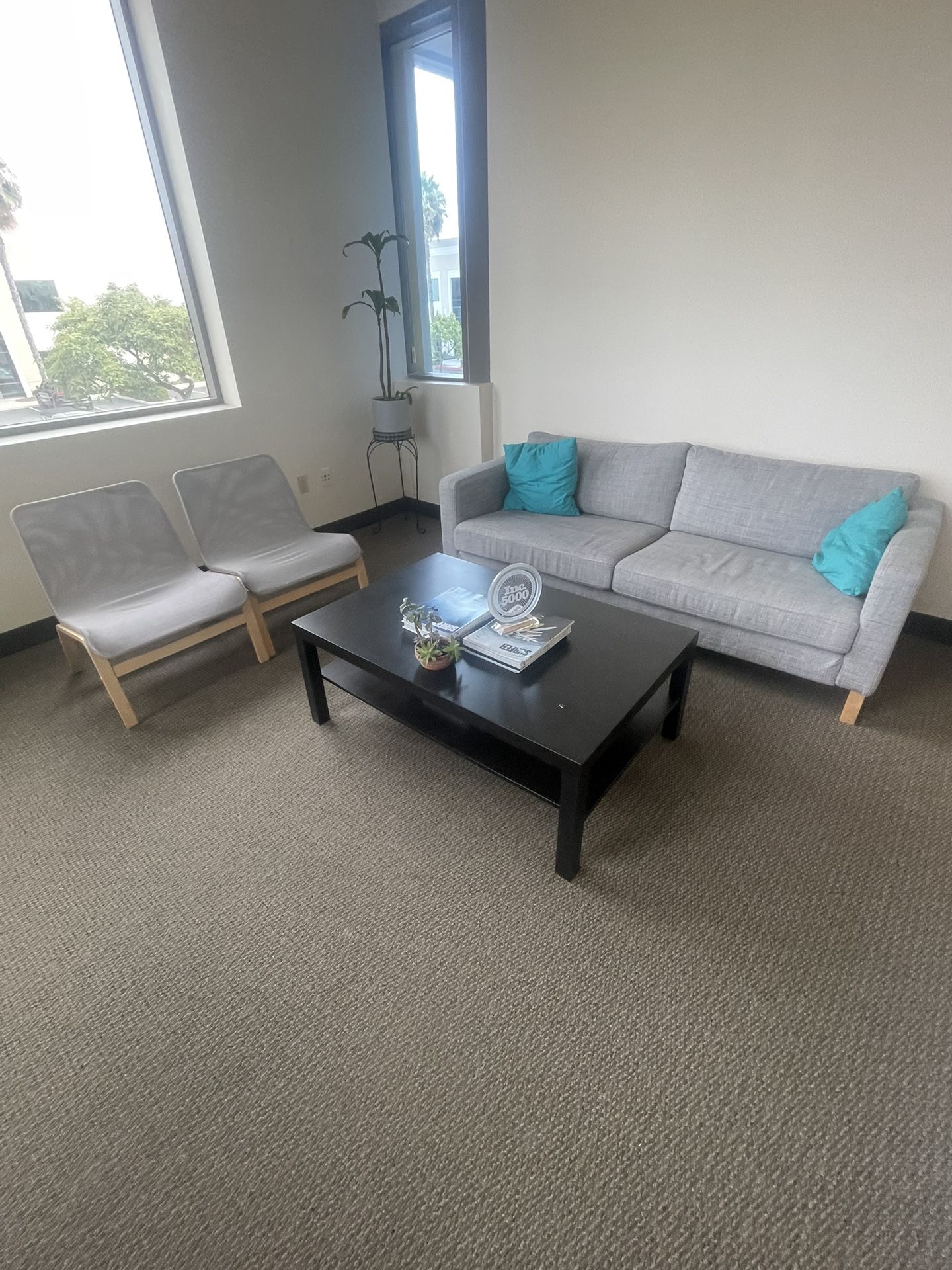 Light Grey Couch / Coffee Table
