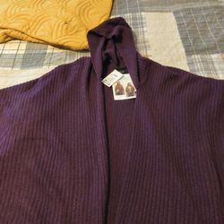  Hooded Ruana/Shawl