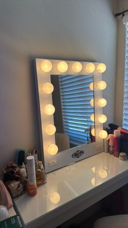 Vanity girl mirror