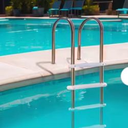 Stainless Steel Pool Ladder 5-Step for in Ground Pool